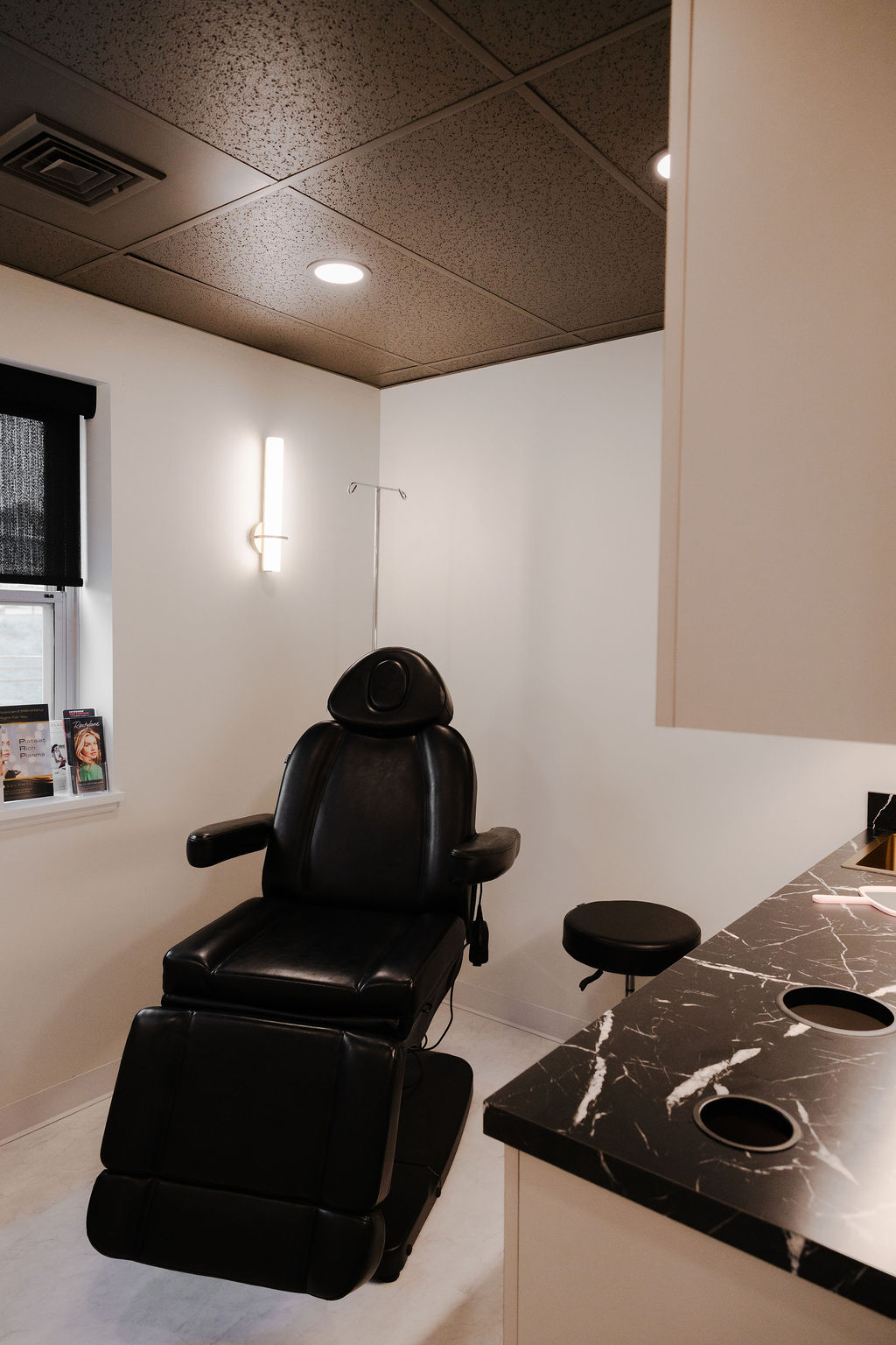 A treatment room at the McMurray clinic